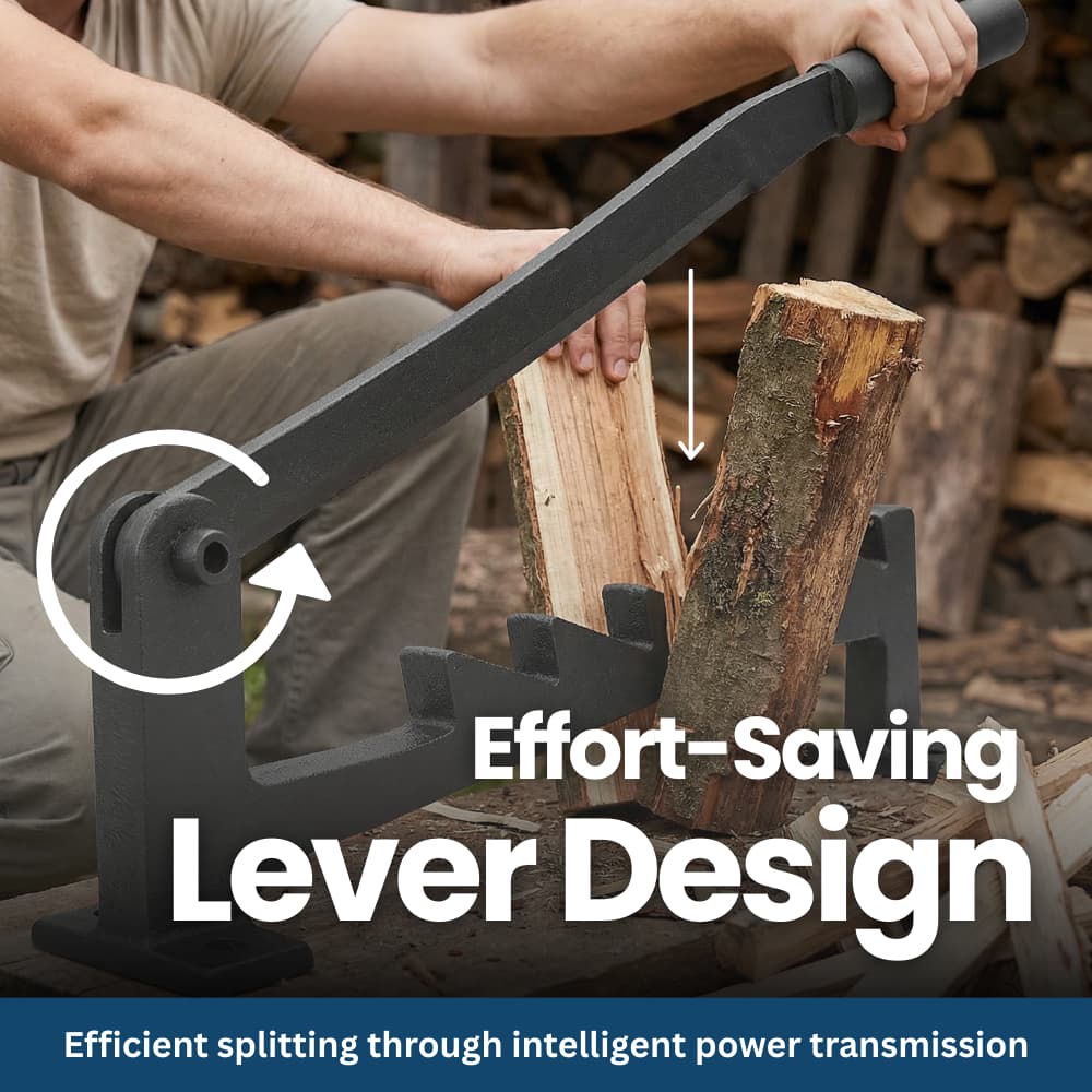 Premium Firewood Splitter – Wall Mount