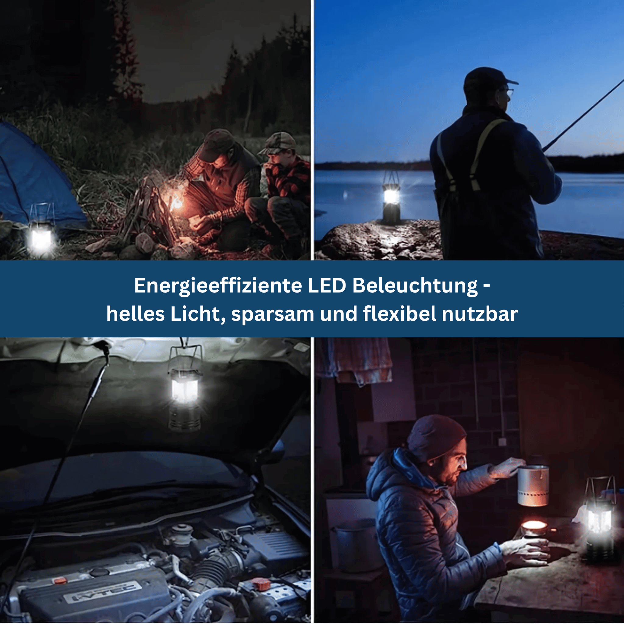 Compact LED Camping Lantern – Bright & Portable for the Outdoors