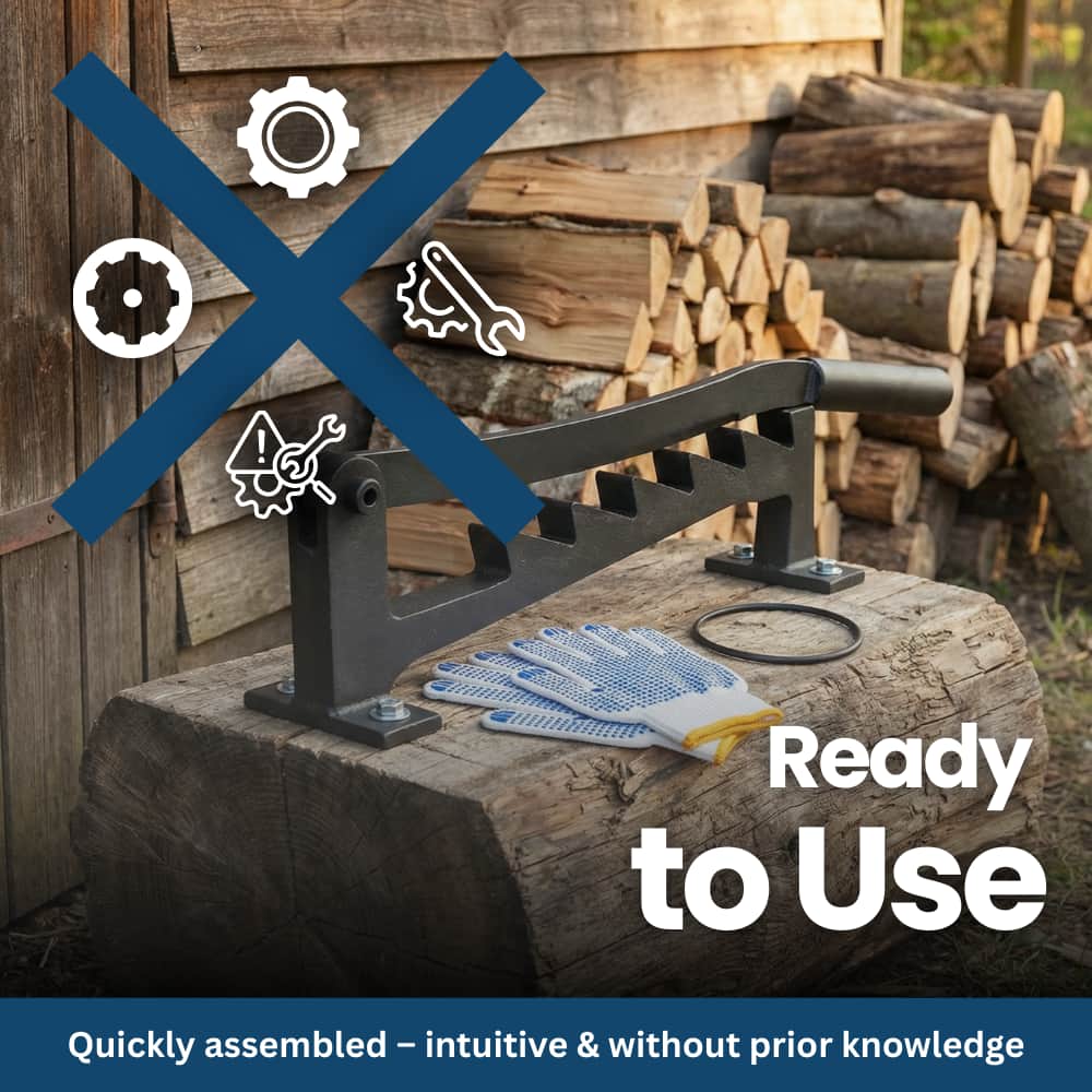 Premium Firewood Splitter – Wall Mount