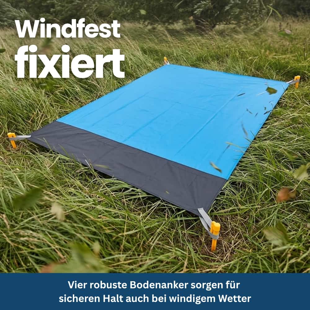 Sand-Resistant & Waterproof Beach and Picnic Blanket