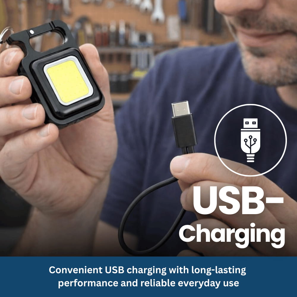 LumiKey Pro – Mini COB Keychain Light