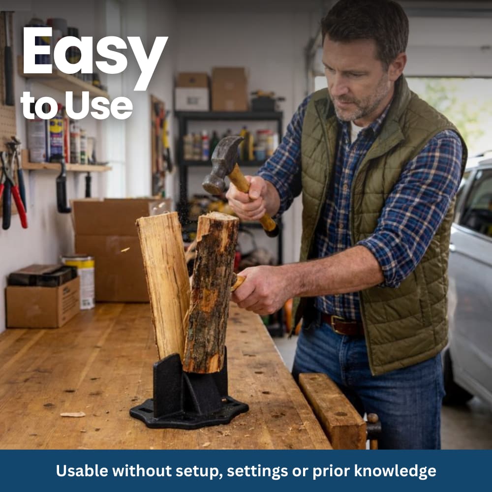 Kindling Log Splitter – Compact & Portable