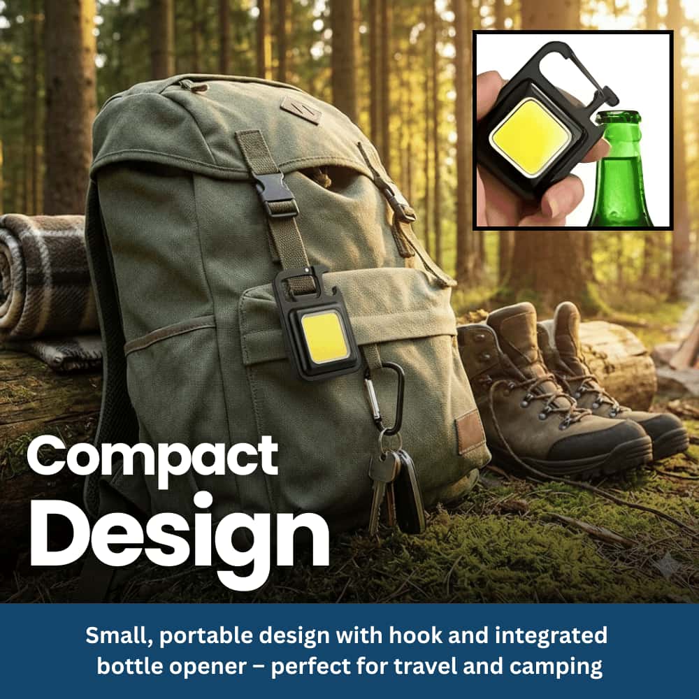 LumiKey Pro – Mini COB Keychain Light