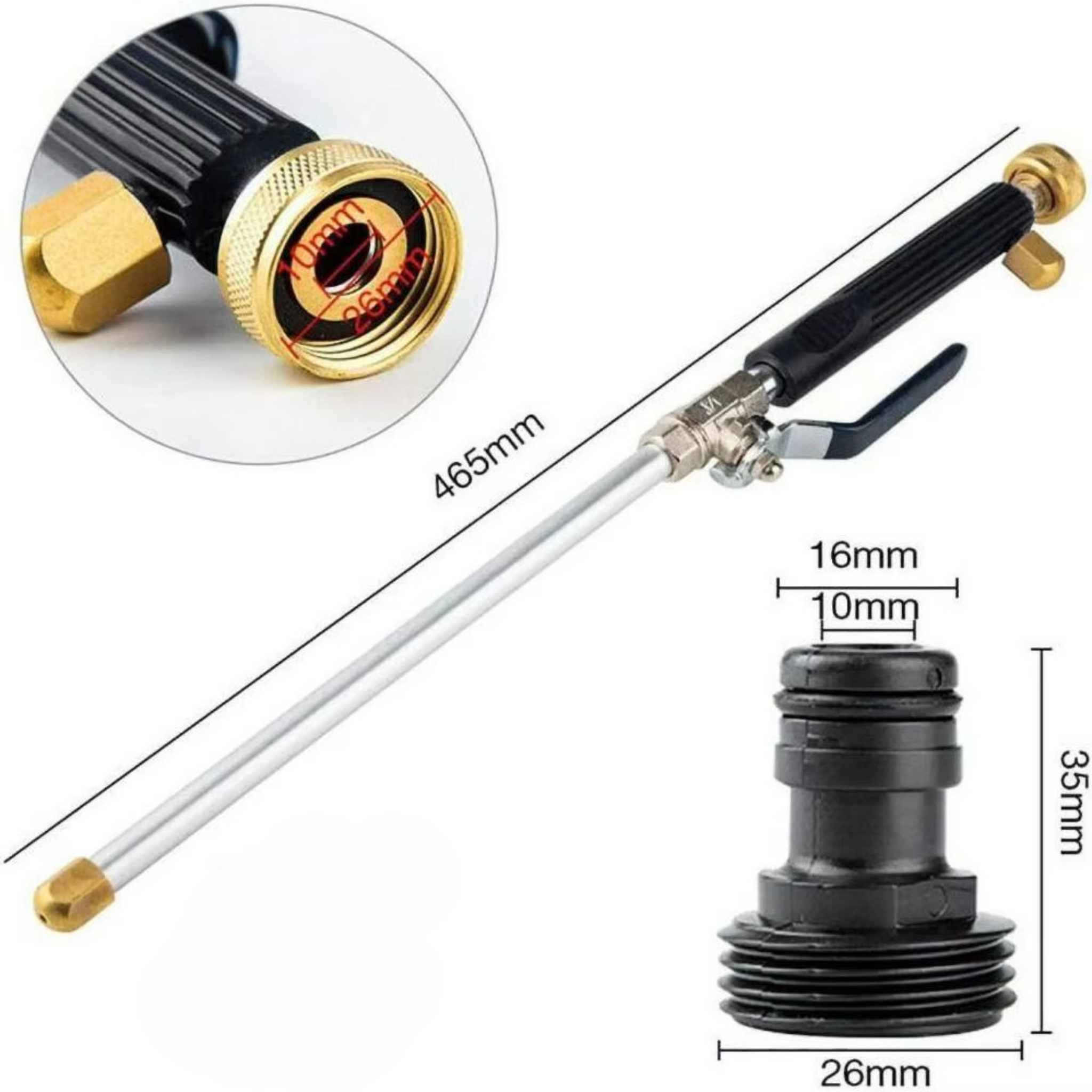 Ultrawasher – Turbo High-Pressure Cleaner for Any Garden Hose