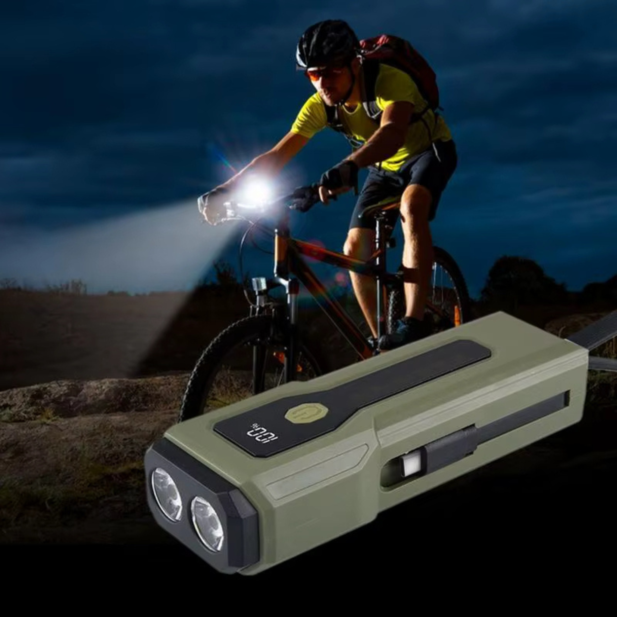 PowerBeam X – The Multifunctional Flashlight with Power Bank