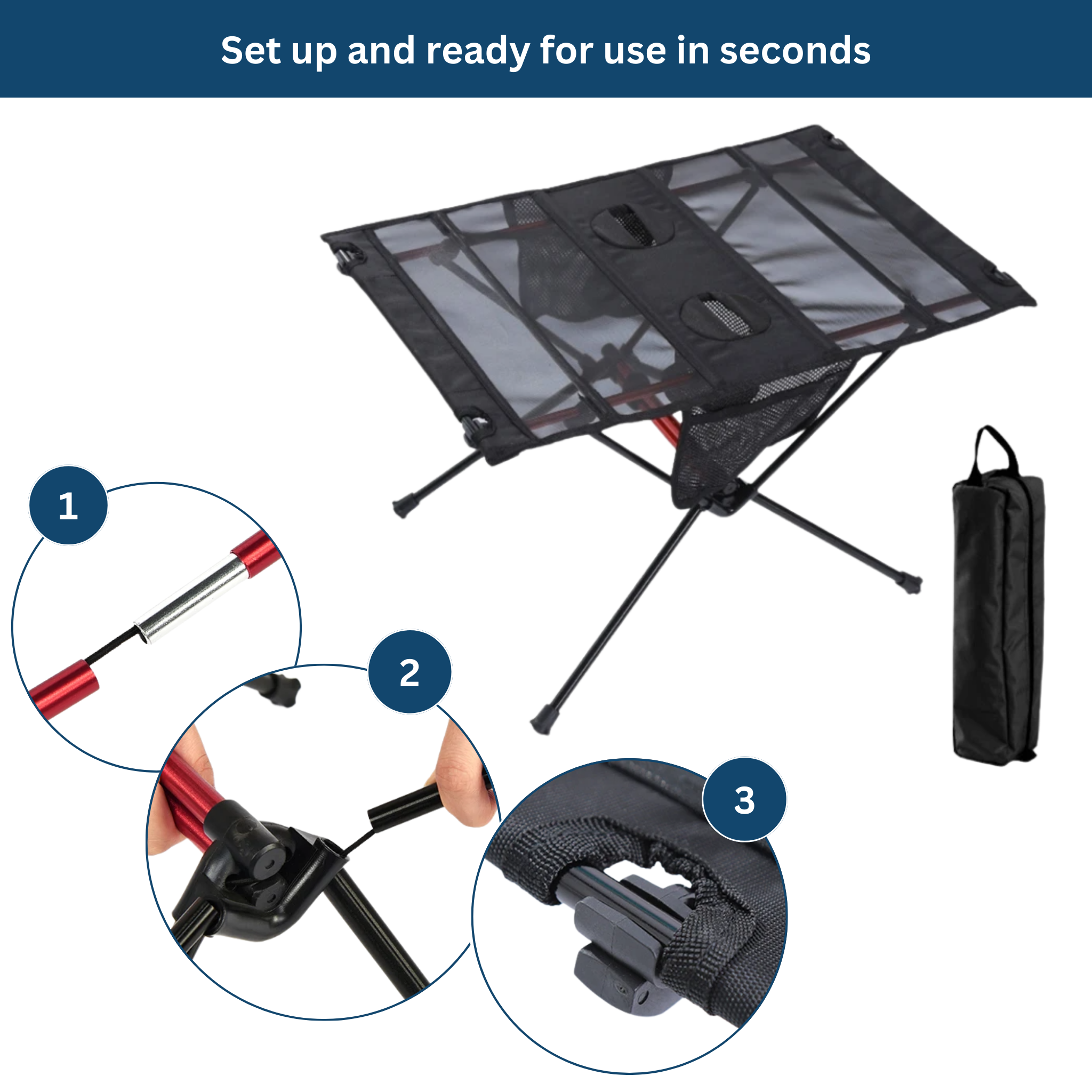 EasyFold Camping Table