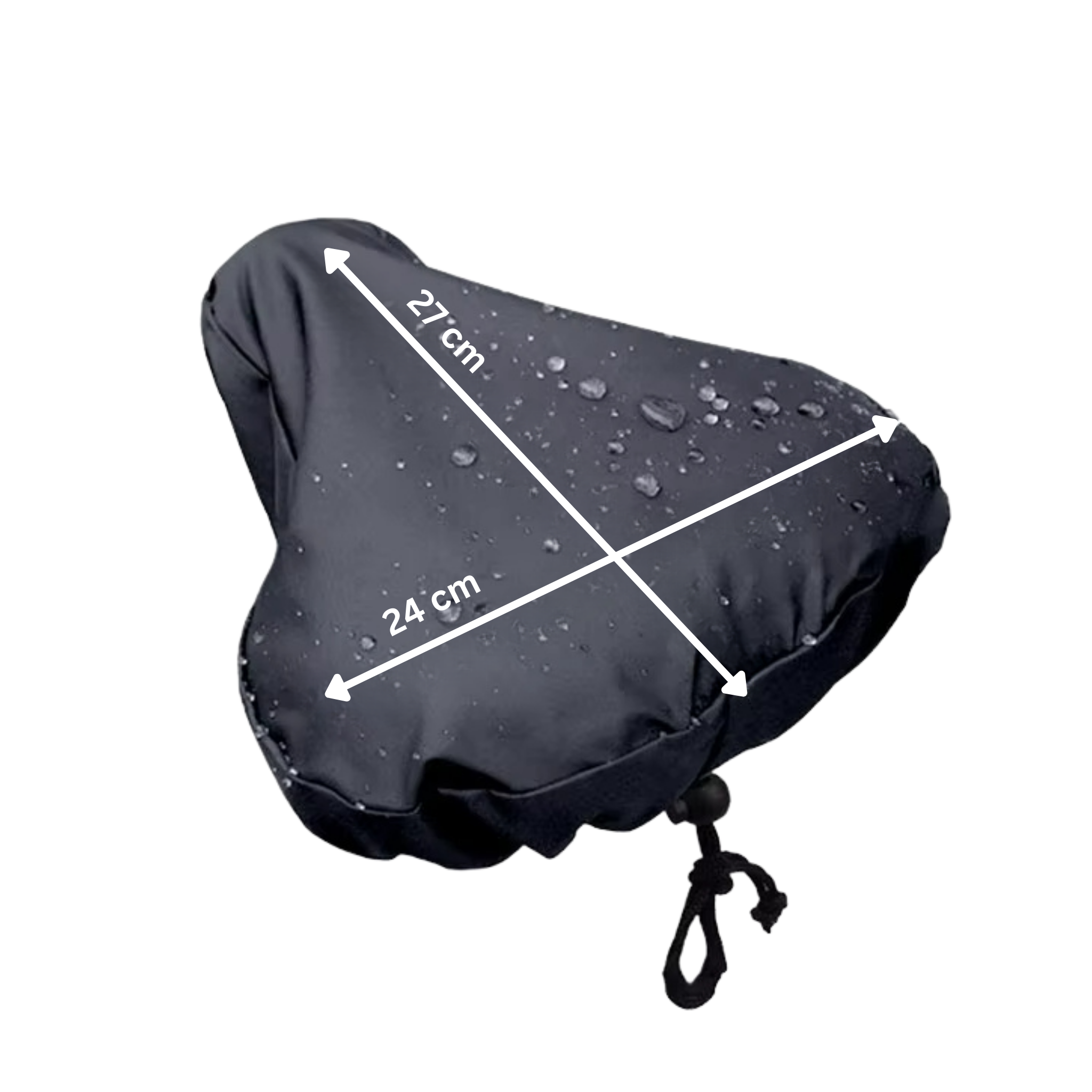 Waterproof bicycle saddle cover