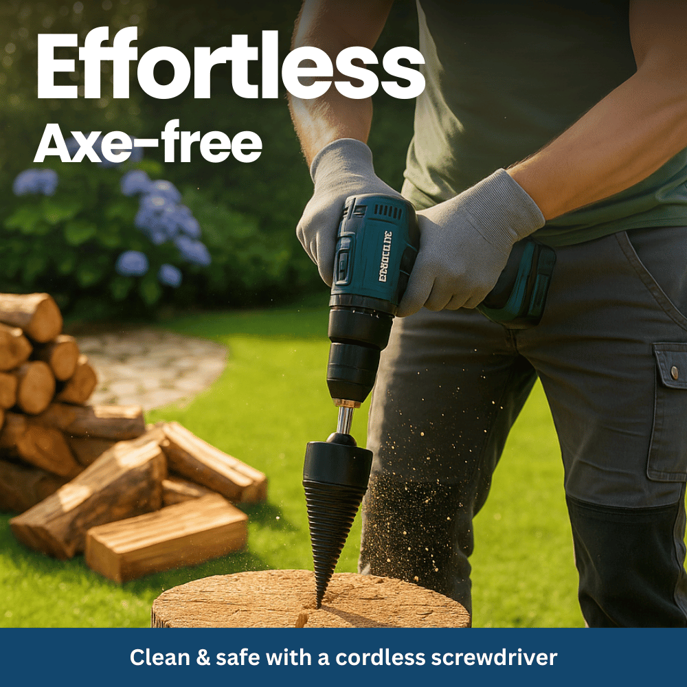 EasyWoodSplit - Universal Drill Bit for Firewood