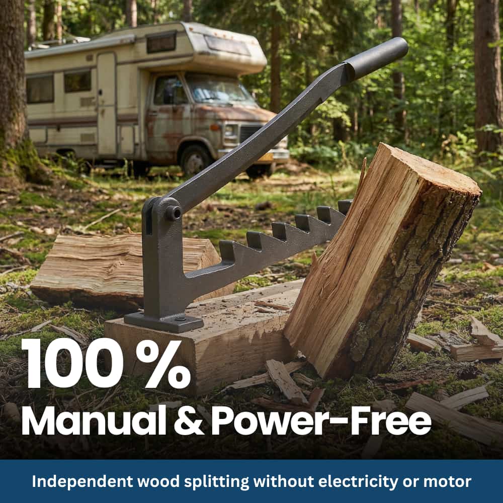 Premium Firewood Splitter – Wall Mount