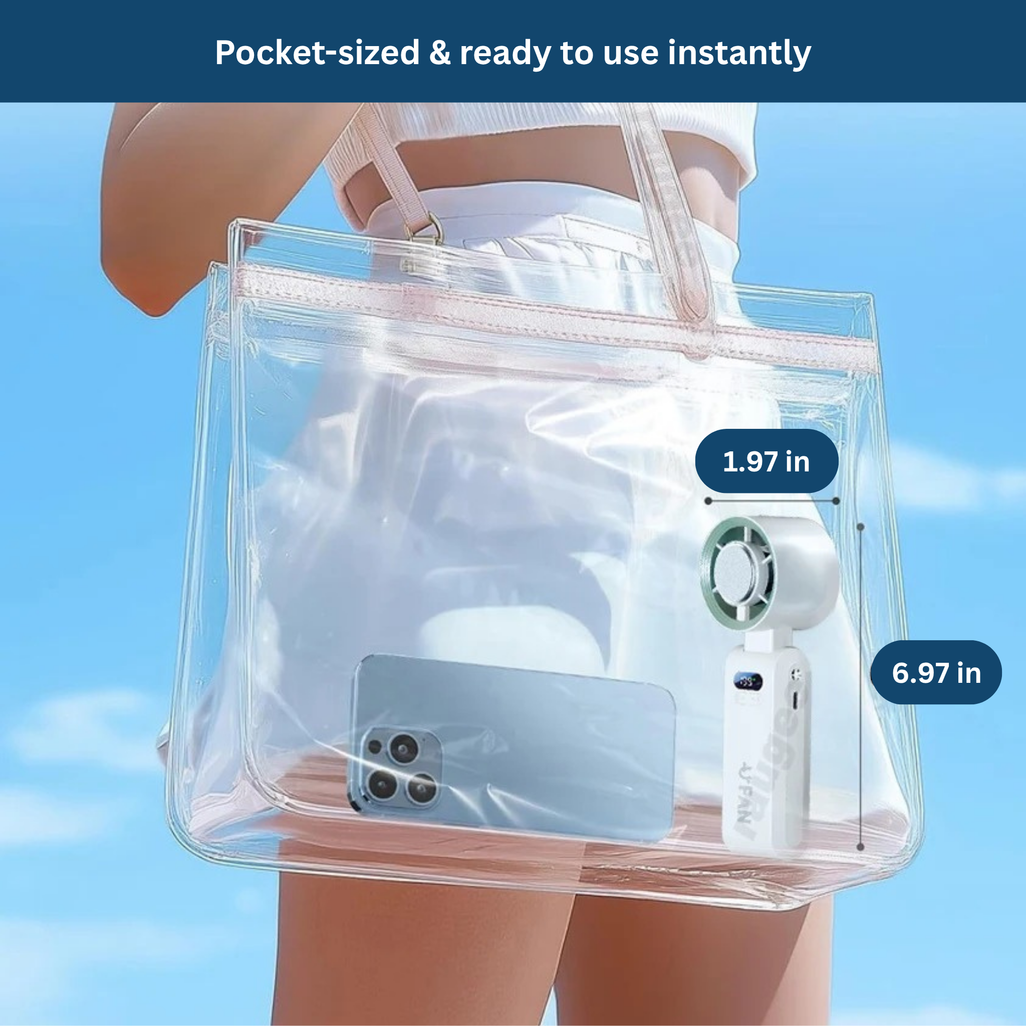 Breezy - The handheld fan for on the go