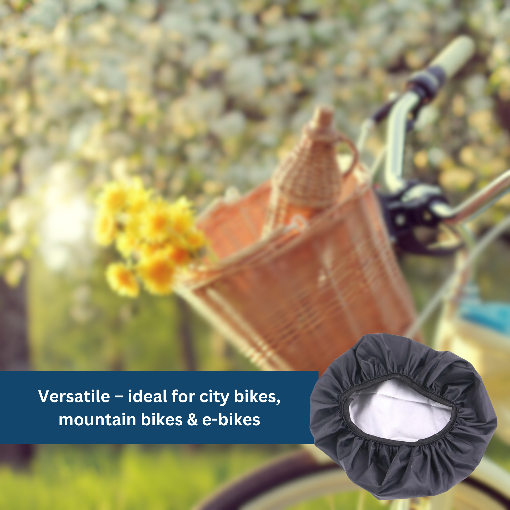 Waterproof bicycle saddle cover