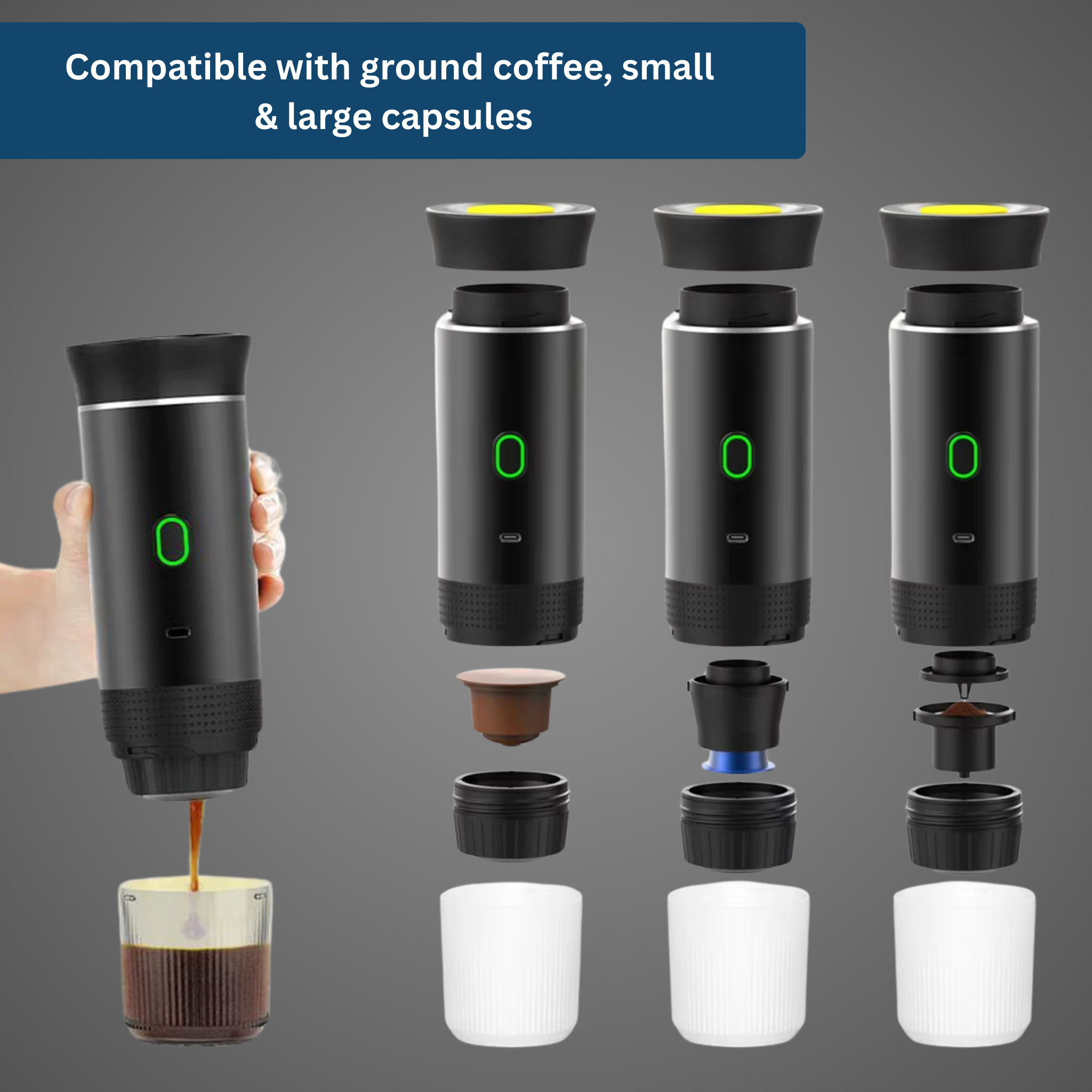 CoffeeGo Pro - Portable Coffee Maker