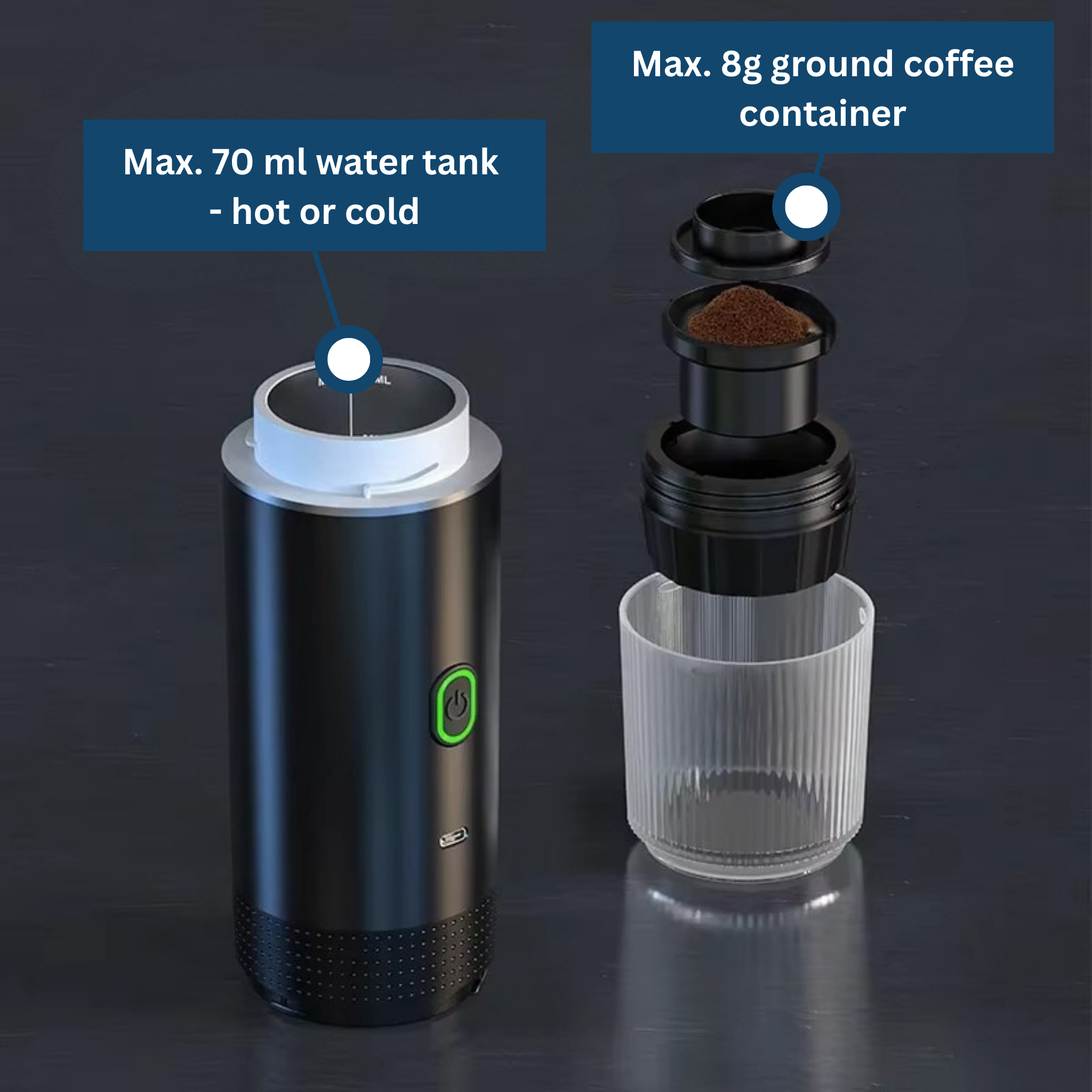 CoffeeGo Pro - Portable Coffee Maker