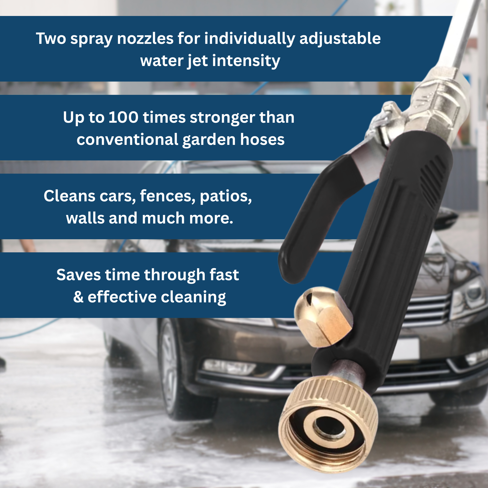 Ultrawasher – Turbo High-Pressure Cleaner for Any Garden Hose