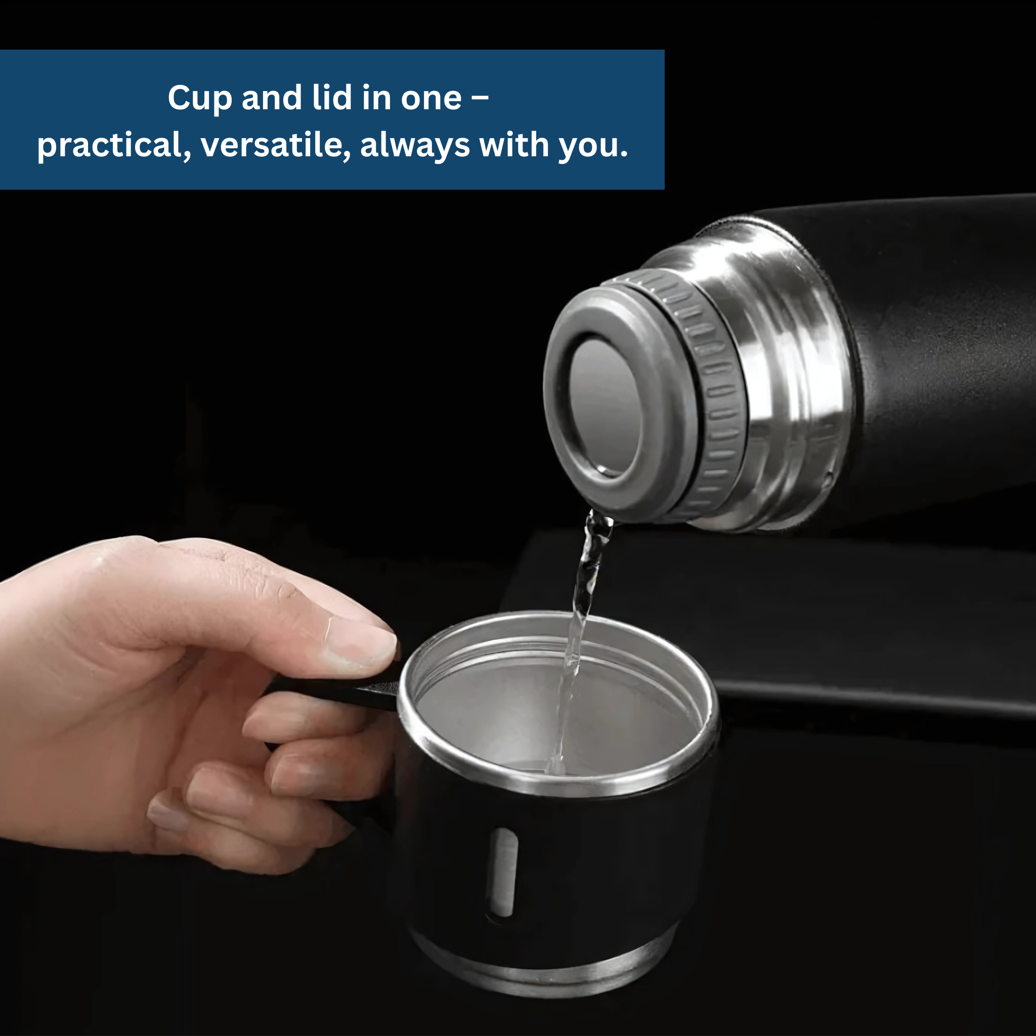 Stainless Steel Thermos Bottle – Vacuum Insulated & Durable