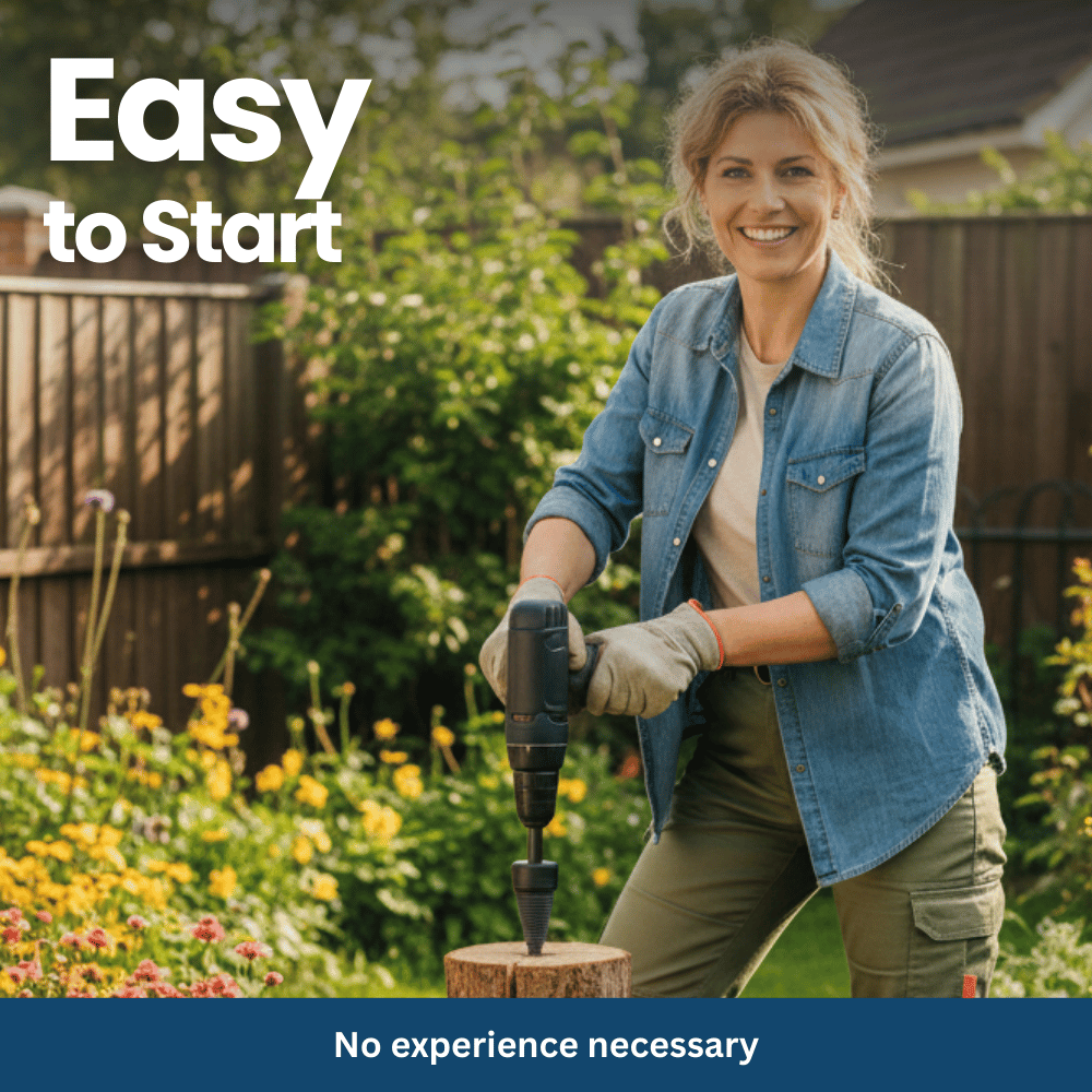 EasyWoodSplit - Universal Drill Bit for Firewood