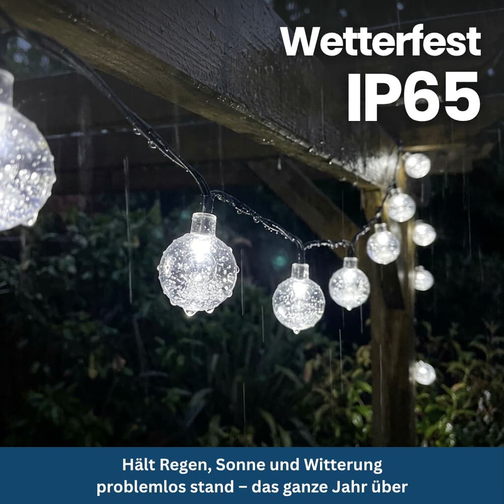 Solar Crystal String Lights