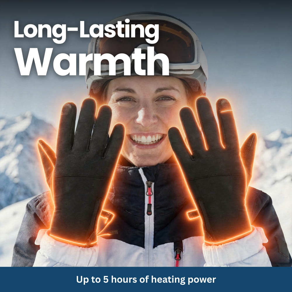 ThermoHeat Gloves with 3 Heating Levels
