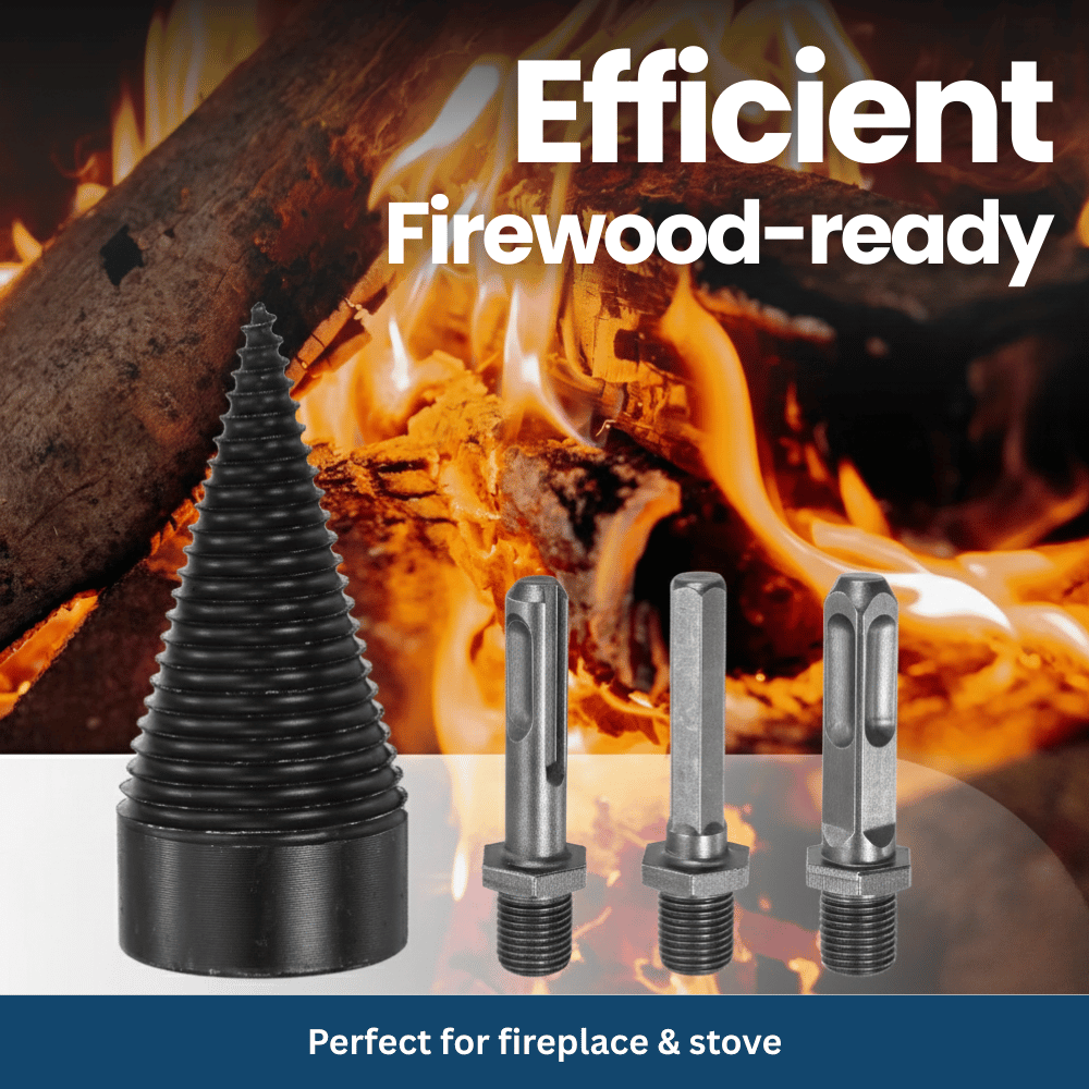 EasyWoodSplit - Universal Drill Bit for Firewood
