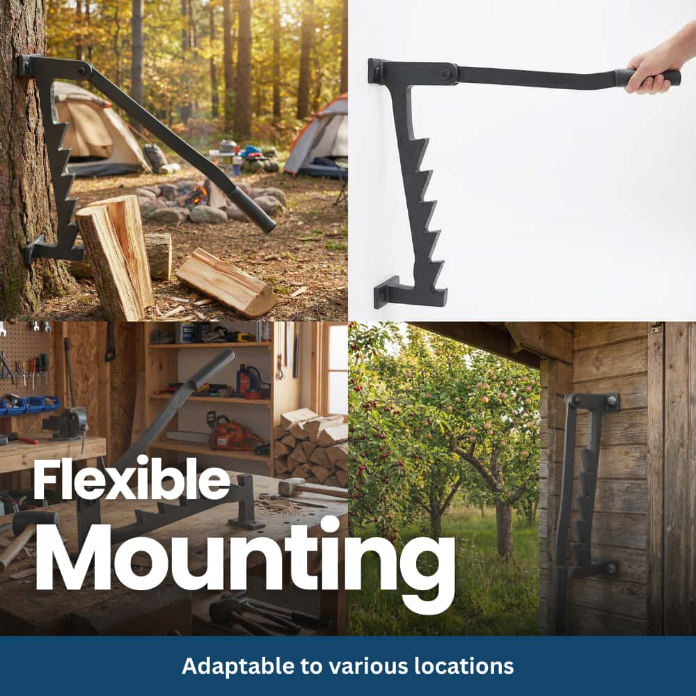 Premium Firewood Splitter – Wall Mount