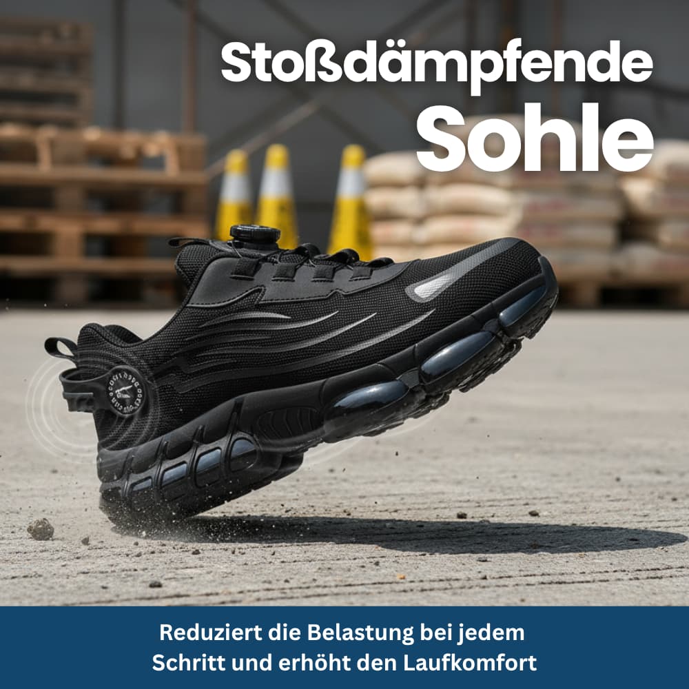 Safety Sneakers with Steel Toe & Dial Closure