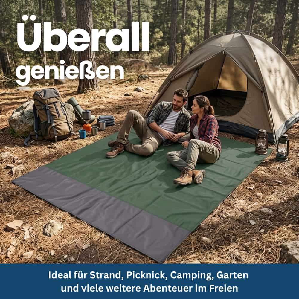 Sand-Resistant & Waterproof Beach and Picnic Blanket