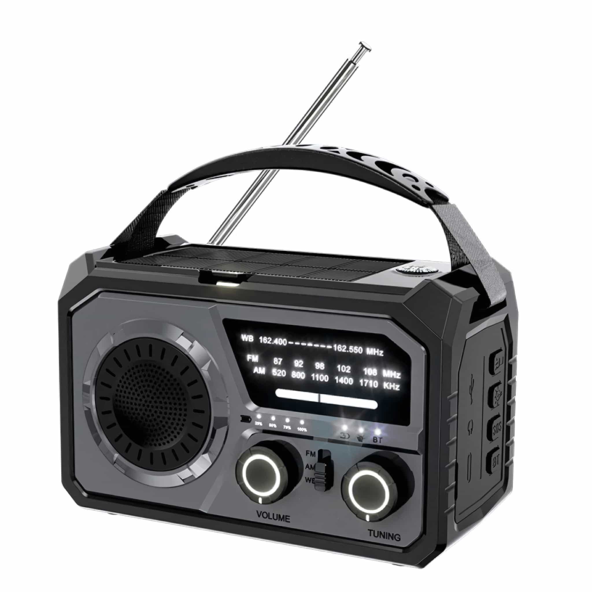 Survivor Max – Multi-Function Radio with Solar, SOS & Power Bank
