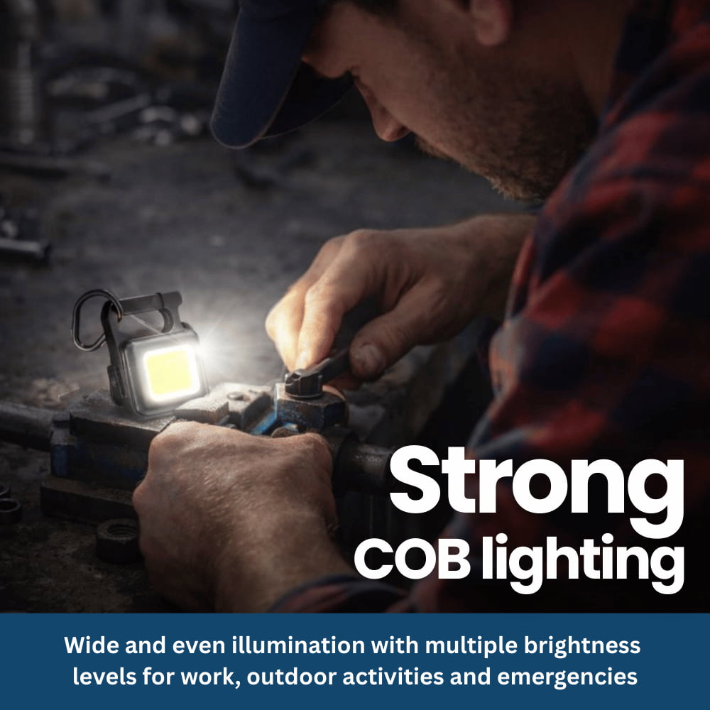 LumiKey Pro – Mini COB Keychain Light