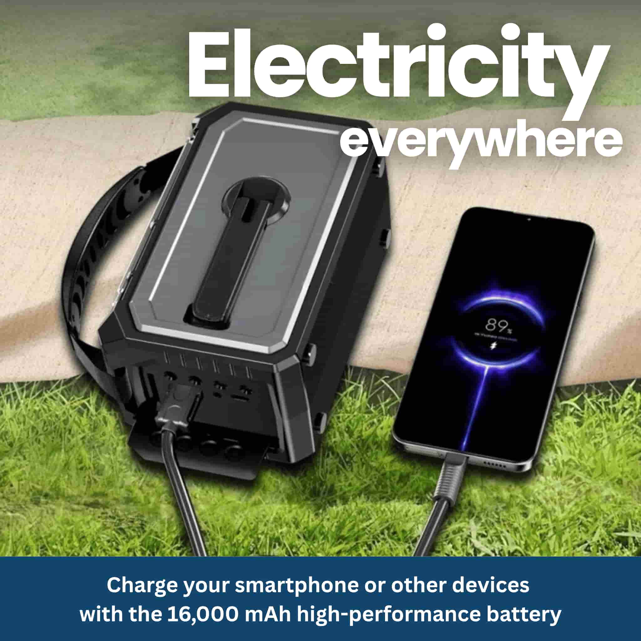 Survivor Max – Multi-Function Radio with Solar, SOS & Power Bank