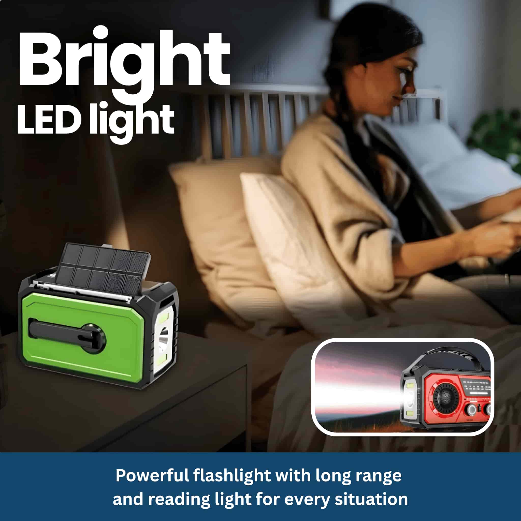 Survivor Max – Multi-Function Radio with Solar, SOS & Power Bank