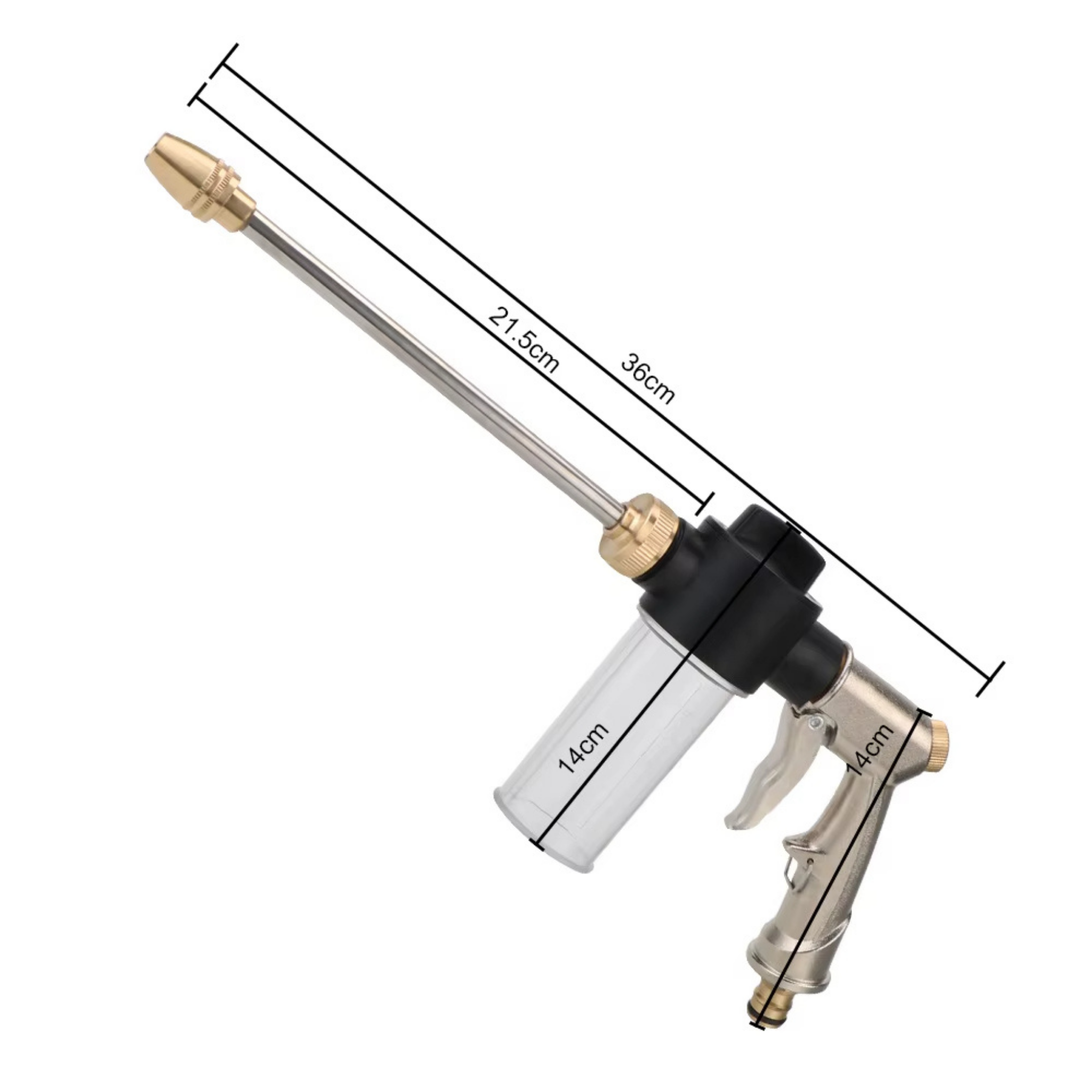PowerWasher – High-Pressure Cleaner for Any Garden Hose