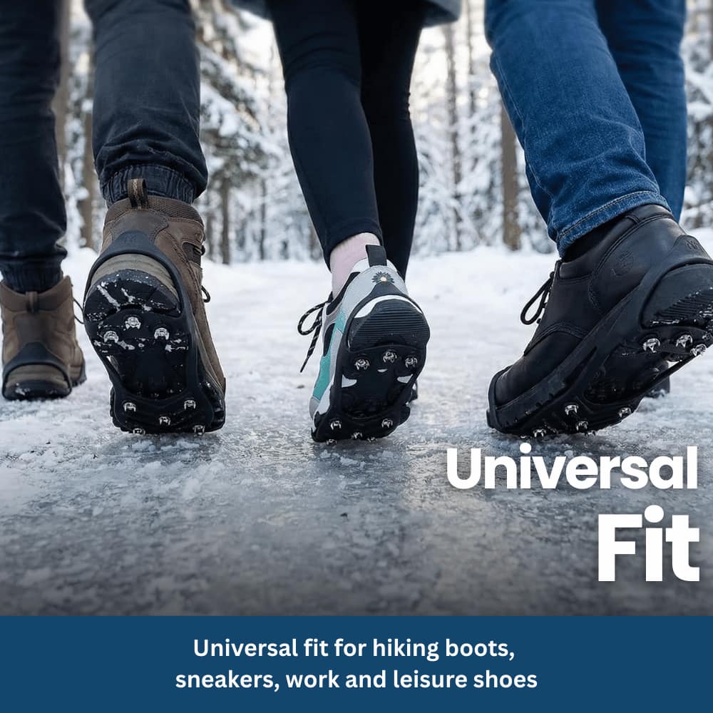 Universal Shoe Spikes for Ice & Snow