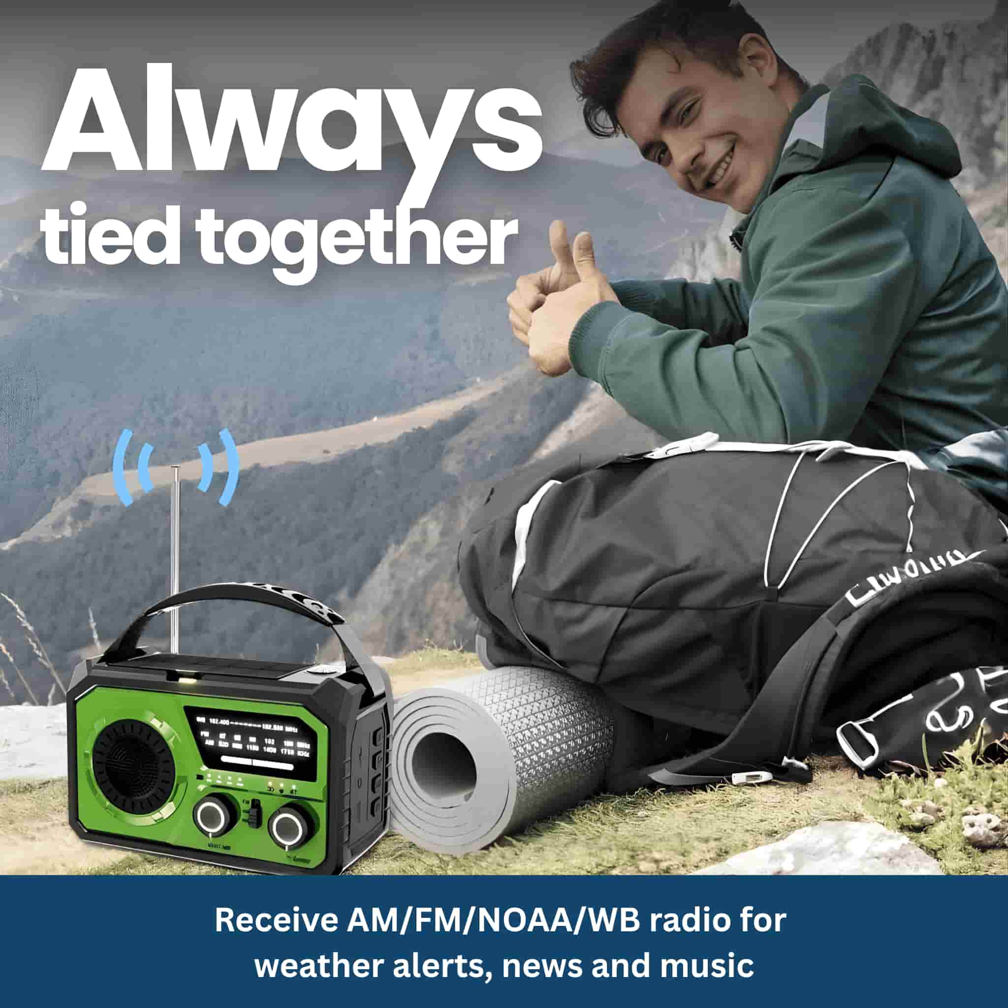 Survivor Max – Multi-Function Radio with Solar, SOS & Power Bank