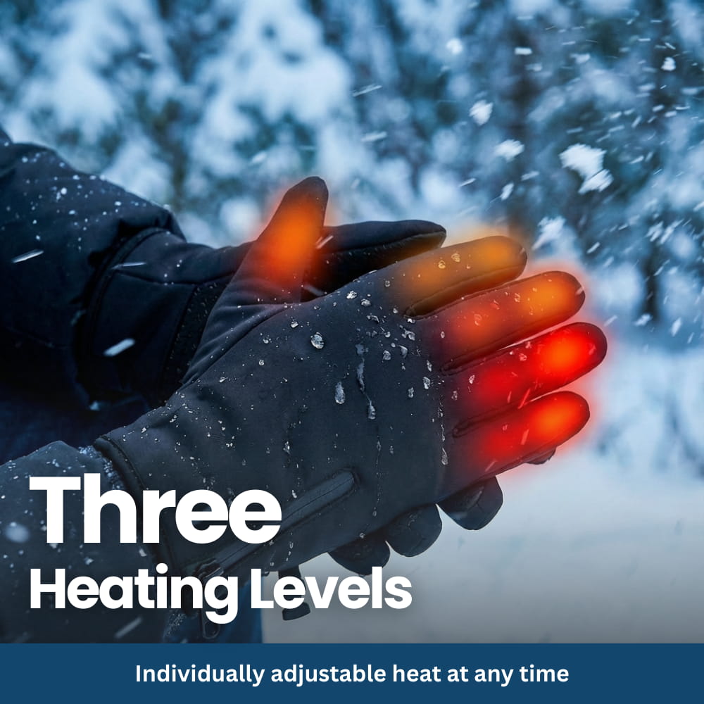 ThermoHeat Gloves with 3 Heating Levels