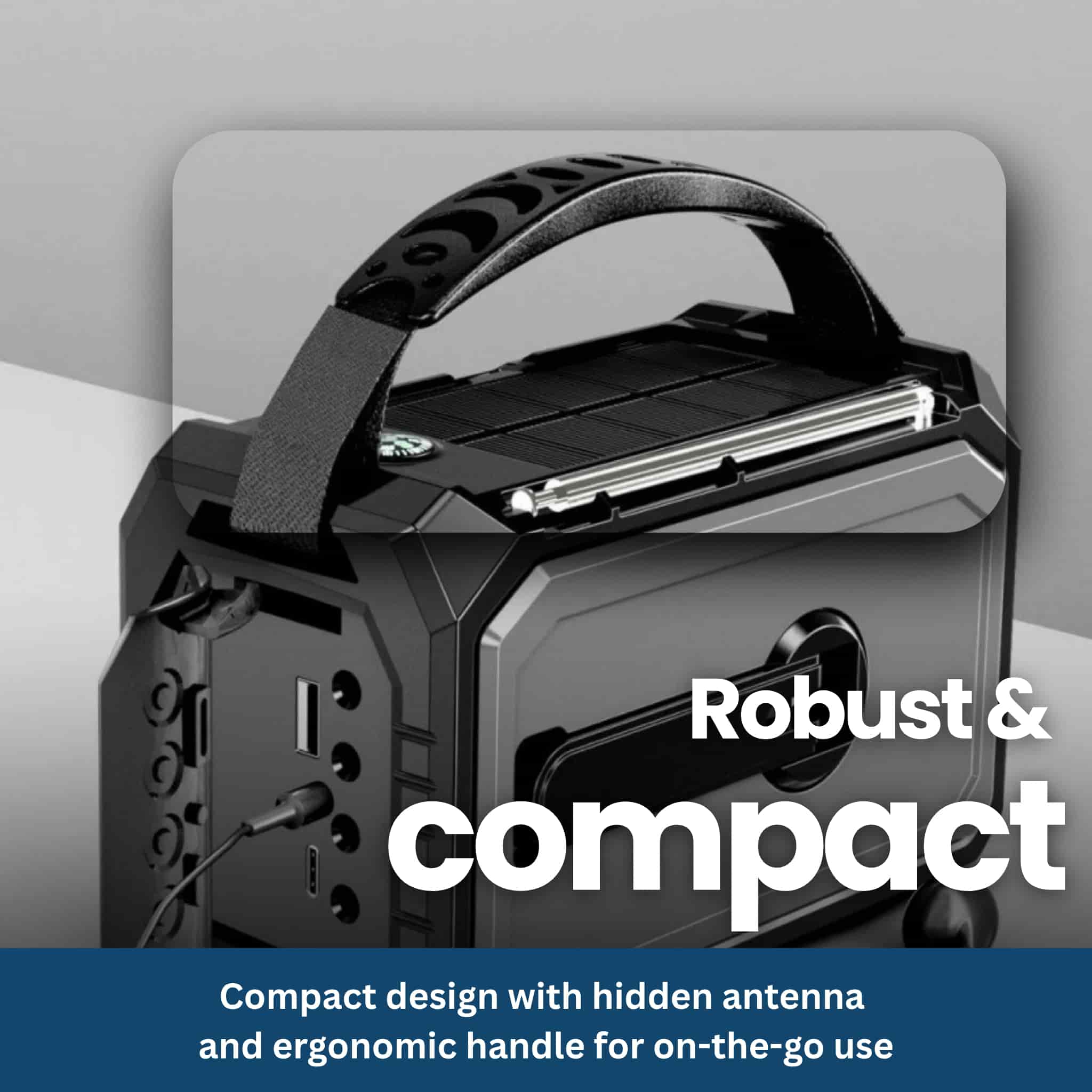 Survivor Max – Multi-Function Radio with Solar, SOS & Power Bank