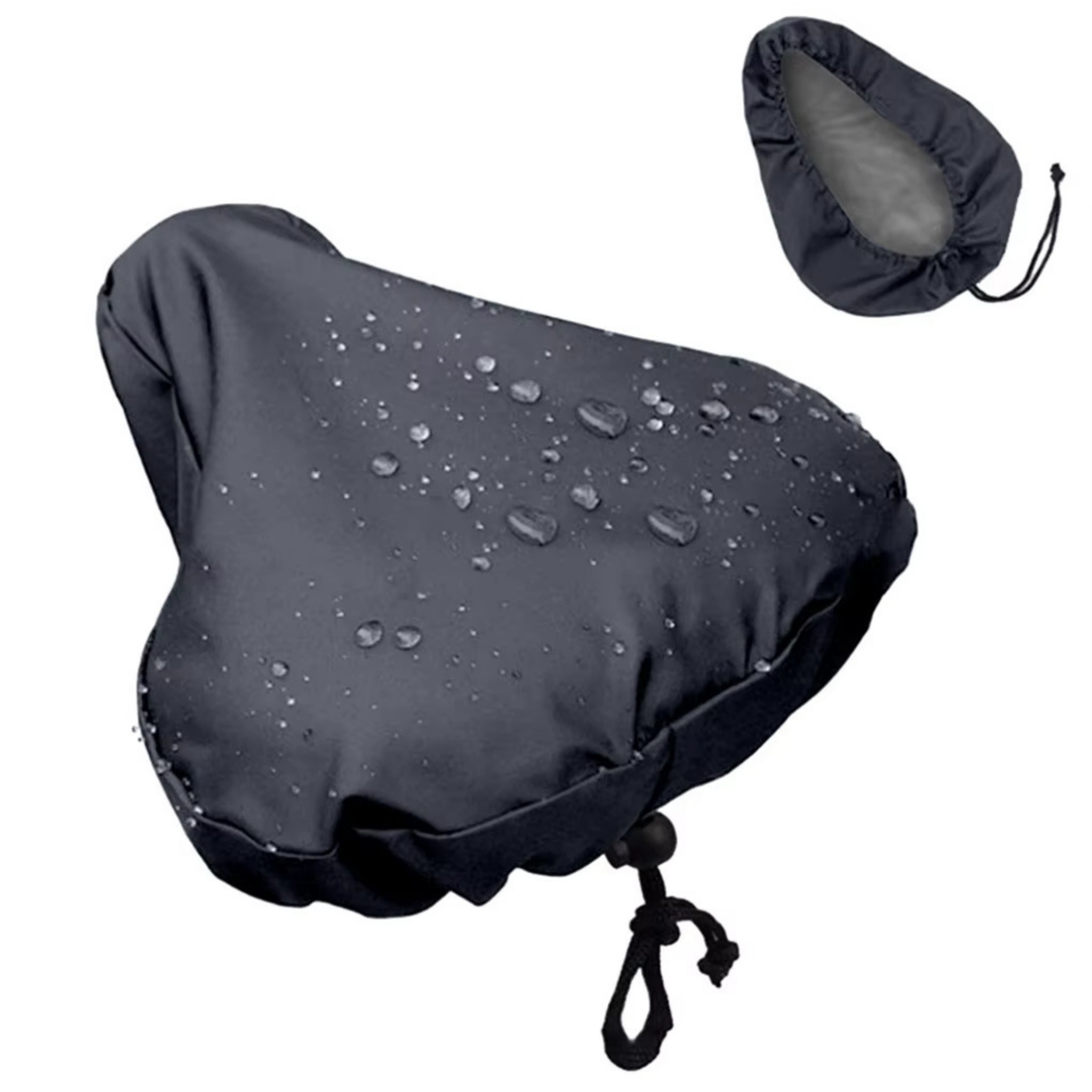 Waterproof bicycle saddle cover