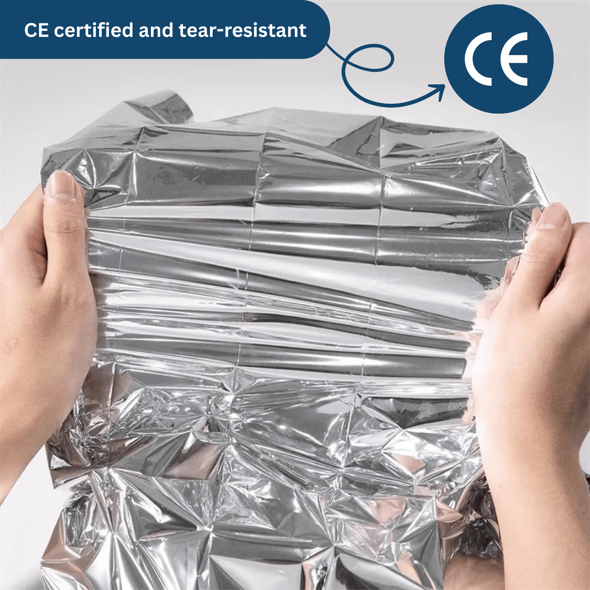 EmergencyShield – Waterproof Insulating Blanket