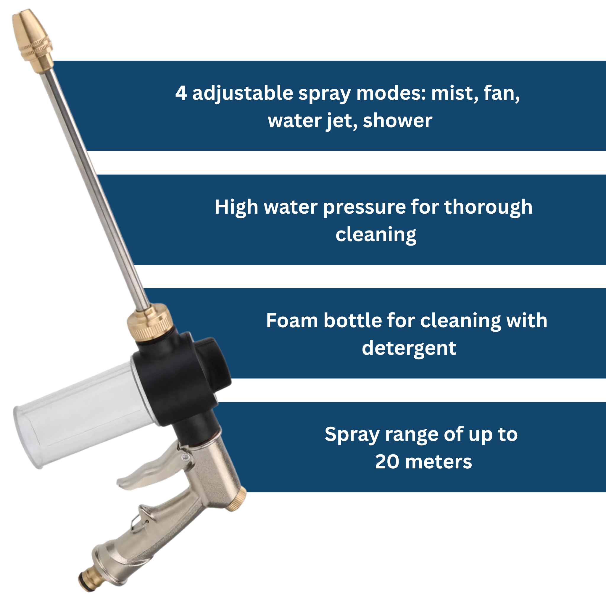 PowerWasher – High-Pressure Cleaner for Any Garden Hose