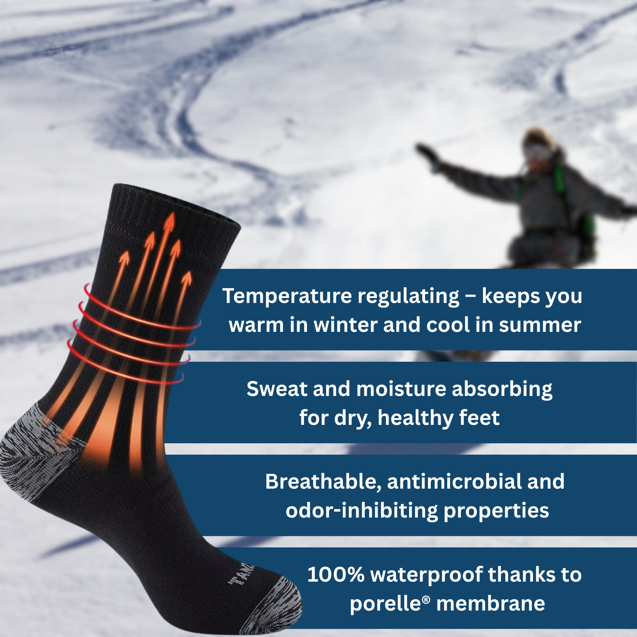 DryStep Pro - The waterproof socks