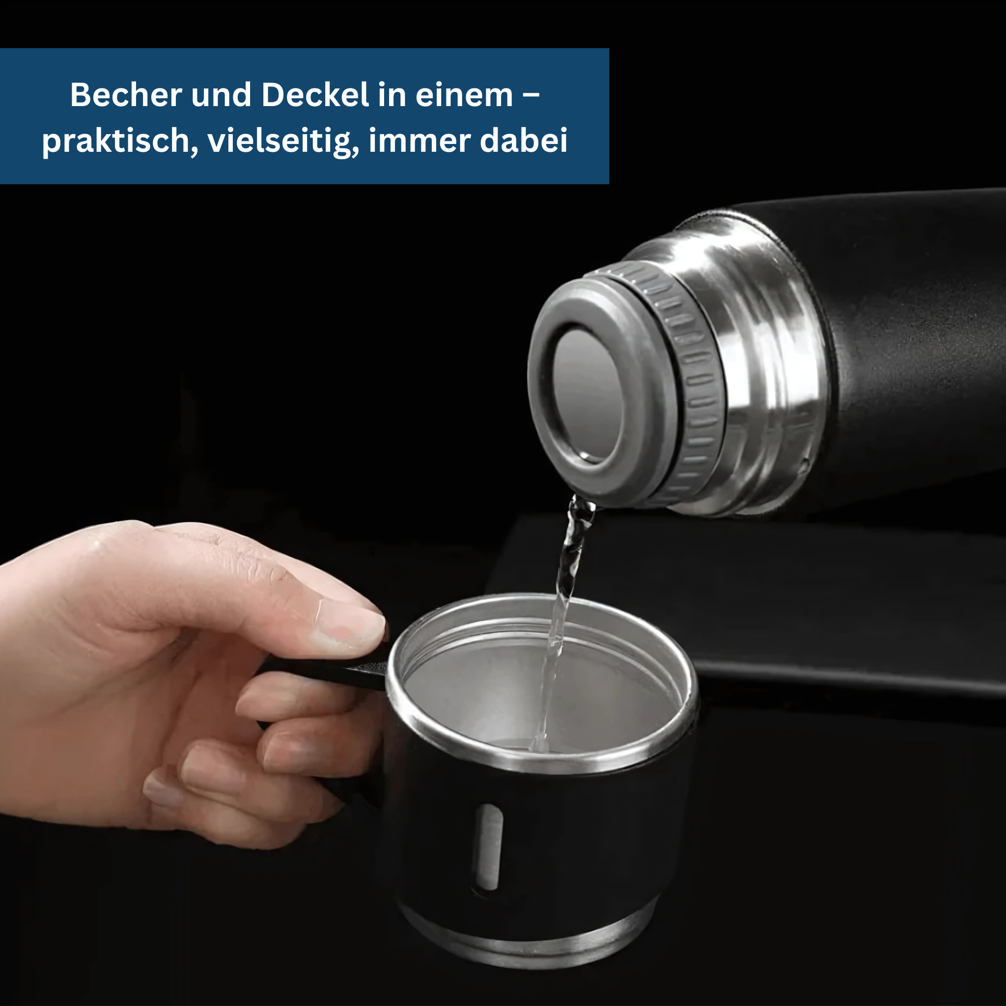 Stainless Steel Thermos Bottle – Vacuum Insulated & Durable