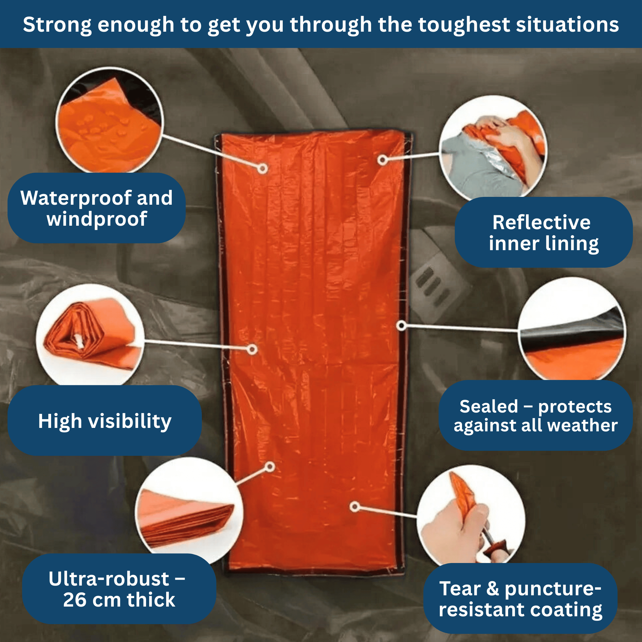 Survival Shelter – Lightweight Emergency Tent