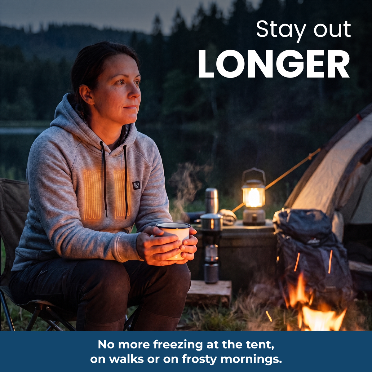 CozyHeat Heated Hoodie – outdoor warmth