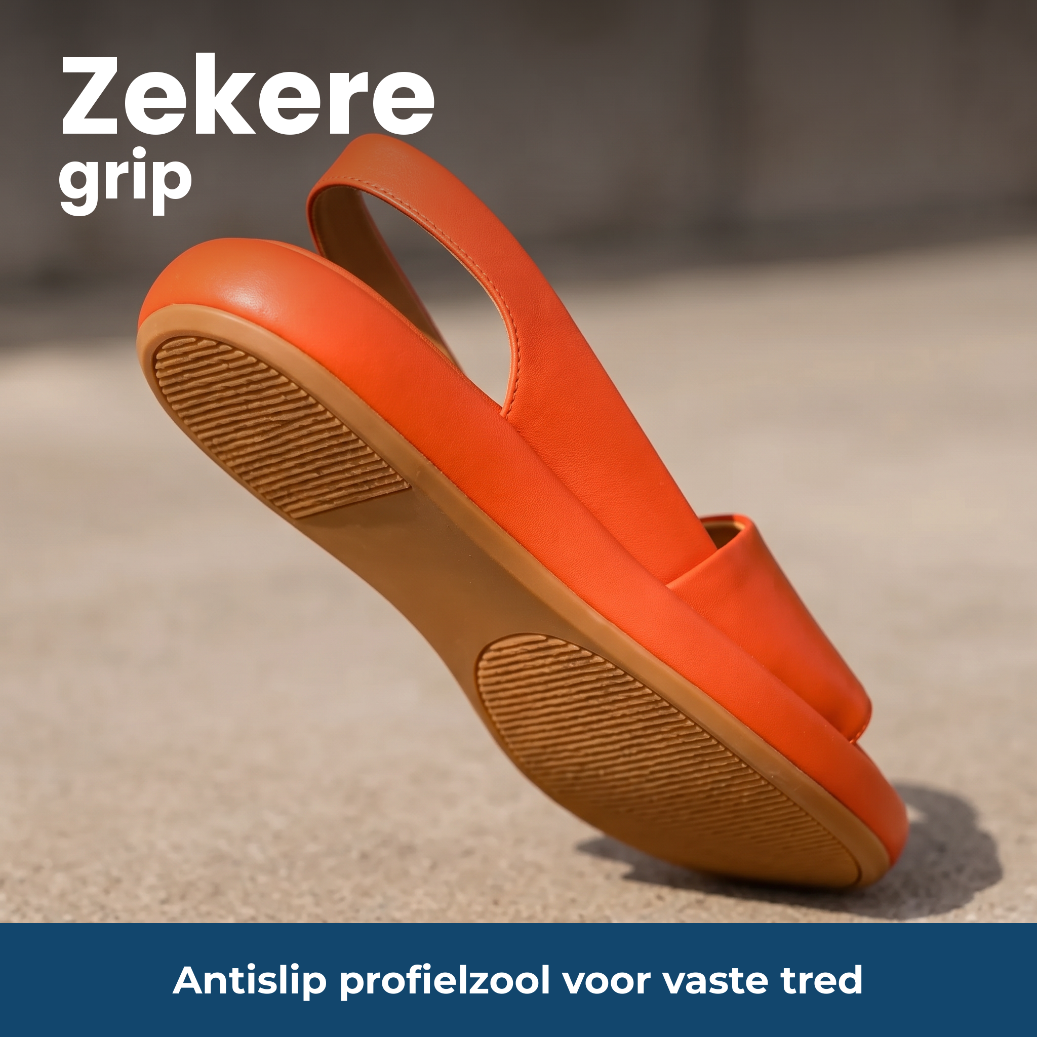 [nl] Zekere grip – Antislip profielzool voor vaste tred