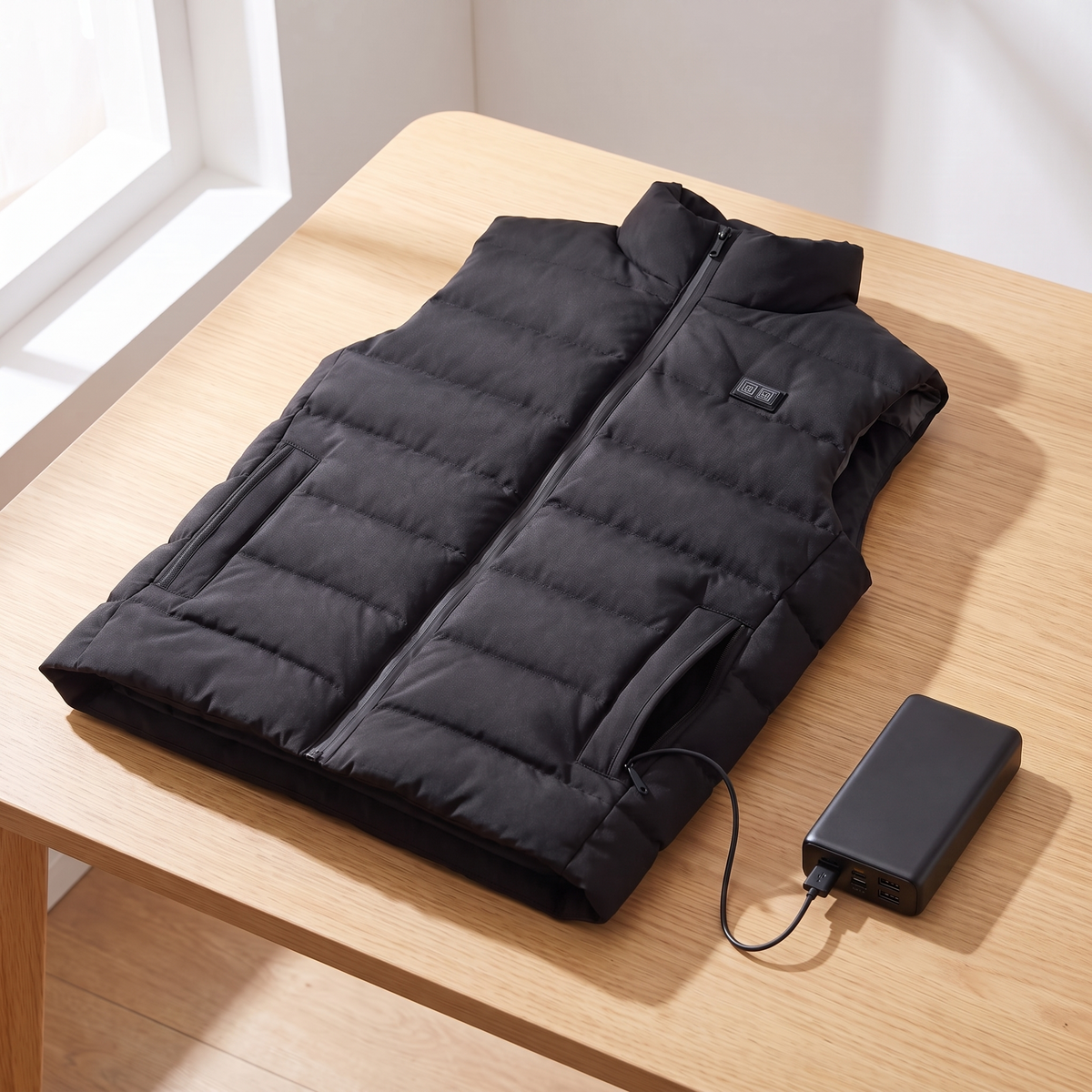 ThermoShield Pro EN power bank and cable